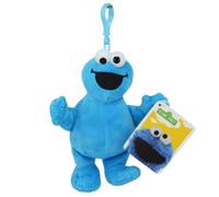 Sesame Street - Super Soft Gift Quality Plush Bag Clip/Key Clip 6619 - (6" 15cm Cookie Monster)