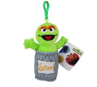 Sesame Street - Super Soft Gift Quality Plush Bag Clip/Key Clip 6619 - (6" 15cm Oscar)