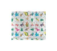 Sesame Street Tangled Lights Pattern Silky Touch Super Soft Throw Blanket 152 X 127 cm Sesame Street White One Size