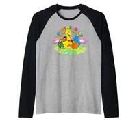 Sesame Street Team Friends Outdoor Gang Good Times Classic Raglan Baseball Tee