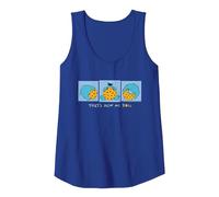 Sesame Street Thats How Me Roll Cookie Monster Tank Top, Women, Royal Blue, Large