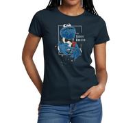 Sesame Street The Cookie Monster Women's T-Shirt Navy