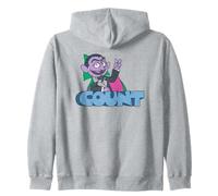 Sesame Street The Count Simple Graffiti Tag Zip Hoodie