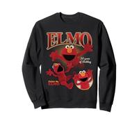 Sesame Street Tickle Me Elmo Collage Bootleg Style Sweatshirt