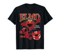 Sesame Street Tickle Me Elmo Collage Bootleg Style T-Shirt