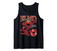 Sesame Street Tickle Me Elmo Collage Bootleg Style Tank Top