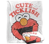 Sesame Street Tickle Me Elmo Cute And Ticklish Silky Touch Super Soft Throw Blanket 152 X 127 Cm
