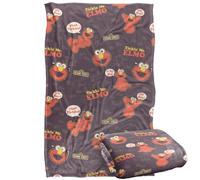 Sesame Street Tickle Me Elmo Quote Repeat Silky Touch Super Soft Throw Blanket 91 x 147 Cm