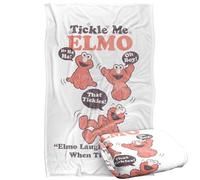Sesame Street Tickle Me Elmo Tickle Ad Silky Touch Super Soft Throw Blanket 91 x 147 Cm