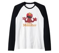 Sesame Street Tickle Me Elmo Tickle Monster Raglan Baseball Tee