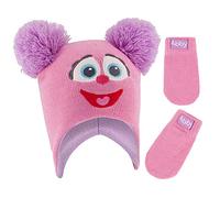 Sesame Street Toddler Winter, Kids Gloves or Mittens, Abby Cadabby Baby Beanie for Girls Ages 2-4, Hat 1
