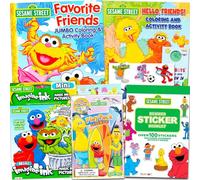 Sesame Street Ultimate Coloring and Activity Book Set for Kids - Bundle with Coloring Pages, Mess Free Coloring, Stickers, More | Jumbo Sesame Street Coloring Books