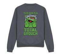 Sesame Street Unisex Adult This Dad Is A Total Oscar The Grouch Sweatshirt