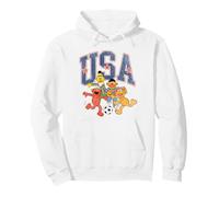 Sesame Street USA Elmo, Zoe, Bert And Ernie Soccer Team Pullover Hoodie