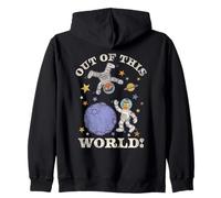 Sesame Street Vintage Bert And Ernie Out Of This World Zip Hoodie