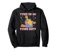 Sesame Street Vintage Big Bird, Tune In And Tune Out Pullover Hoodie