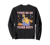 Sesame Street Vintage Big Bird, Tune In And Tune Out Sweatshirt