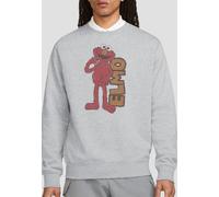Sesame Street Vintage Elmo Sweatshirt, Athletic Heather in Grey | Size: Medium Sesame Street Grey M