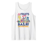 Sesame Street Vintage Fruit Elmo, Cookie Monster, Big Bird Tank Top