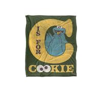 Sesame Street Vintage Heart C Is For Cookie Monster Silky Touch Super Soft Throw Bl | Size: Extra Large Sesame Street Multicolor Extra Large