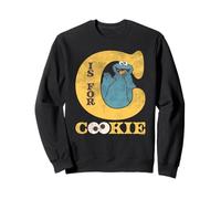 Sesame Street Vintage Heart C Is For Cookie Monster Sweatshirt