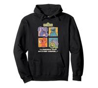 Sesame Street Vintage Heart, Friendly Face On Every Corner Pullover Hoodie