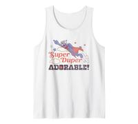 Sesame Street Vintage Heart Grover, Super Duper Adorable Tank Top