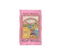 Sesame Street Vintage Heart, Kind Hearts, Kind World Silky Touch Super Soft Throw B | Size: Large Sesame Street Multicolor Large
