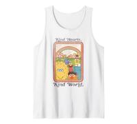 Sesame Street Vintage Heart, Kind Hearts, Kind World Tank Top