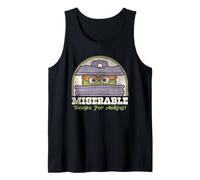 Sesame Street Vintage Heart Miserable Oscar The Grouch Tank Top