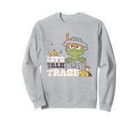 Sesame Street Vintage Heart Oscar, Let's Talk Trash Sweatshirt