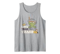 Sesame Street Vintage Heart Oscar, Let's Talk Trash Tank Top