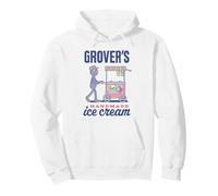 Sesame Street Vintage Sign Grover's Handmade Ice Cream Pullover Hoodie