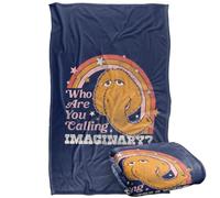 Sesame Street Vintage Snuffleupagus, Imaginary Silky Touch Super Soft Throw Blanket 91 x 147 Cm