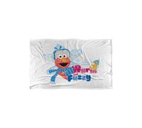 Sesame Street Warm & Fuzzy Holiday Elmo Silky Touch Super Soft Throw Blanket | Size: Extra Large Sesame Street Multicolor Extra Large