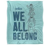 Sesame Street We All Belong Silky Supersoft Blanket