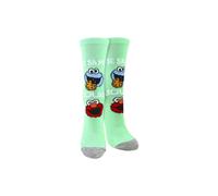 Sesame Street Ladies Cotton Novelty Socks - Sesame Street Pattern Fun & Comfortable Socks - 4-8 UK - Blue