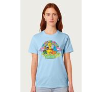 Sesame Street Women's Togetherness Relaxed Fit T-Shirt in Light Blue | Size: Large Sesame Street Light Blue L