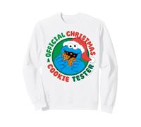 Sesame Street Xmas Cookie Monster Christmas Classic Santa Sweatshirt