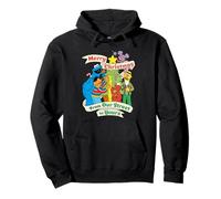 Sesame Street Xmas Tree Cookie Bert Ernie Elmo Friends Abby Pullover Hoodie