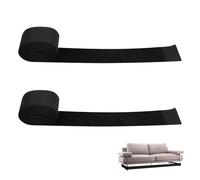 Sesaver 2 Pcs Under Couch Blocker Reusable Couch Toy Blocker for Furniture Stop Things from Going Under Sofa Bed Black 8cmx3.35m
