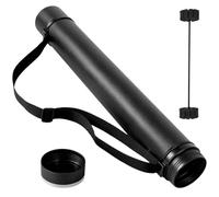 Sesaver Expandable Poster Tube with Shoulder Strap,Telescopic Poster Storage Tube Blueprint Holder Portable Waterproof Telescopic Storage Tubes for Drawing Fishing Rod Drumstick from 63cm to 107cm