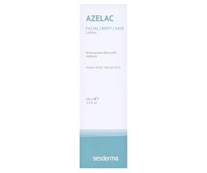 Sesderma Azelac Lotion 100ml- Comprehensive Oily and Acne Prone Skin Care - Soothes redness & Regulates Sebum - Targets In-grown Hairs - Convenient Portable Size with Easy Spray Usage