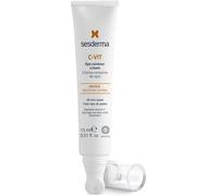 Sesderma C-VIT Eye Cream 15 ml - Light Regenerating Care Against Wrinkles & Dark Circles with Vitamin C & Nanotechnology for Radiant Skin, Moisture & UV Protection