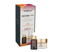 Sesderma Ferulac + C-VIT Set - Antioxidant Face Care with Ferulic Acid & Vitamin C, Anti-Ageing Cream 50 ml + Liposomal Serum 30 ml, Protection Against Photoageing & Radiant Complexion