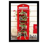 SESEAT 7x11 Picture Frame Black, Photo Frames for Desk or Wall Gallery Display, 1 Pack