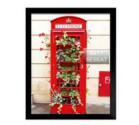 SESEAT Black 8x11 Picture Frame, Photo Frame for Wall Mounting or Tabletop Diaplay, 1 Pack