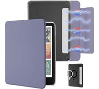 SESENSE Detachable Magnetic Case for 7'' Kindle Paperwhite 12th Gen 2024 and Kindle Colorsoft Signature Edition, Compatible with PopSockets Grips, Slim PU Shell Cover Case with Auto Wake/Sleep, Purple