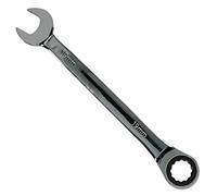 Seshin Buffalo 19mm Ratchet Spanner Steel Fixed Head Gear Wrench Open End & Ring (19mm)