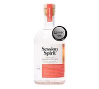 Session Spirit London Dry - Premium Mid-Strength Gin for Social Drinking, 25% ABV, Low Calorie, Vegan, Gluten-Free, Award-Winning, Distilled in the UK - 70cl